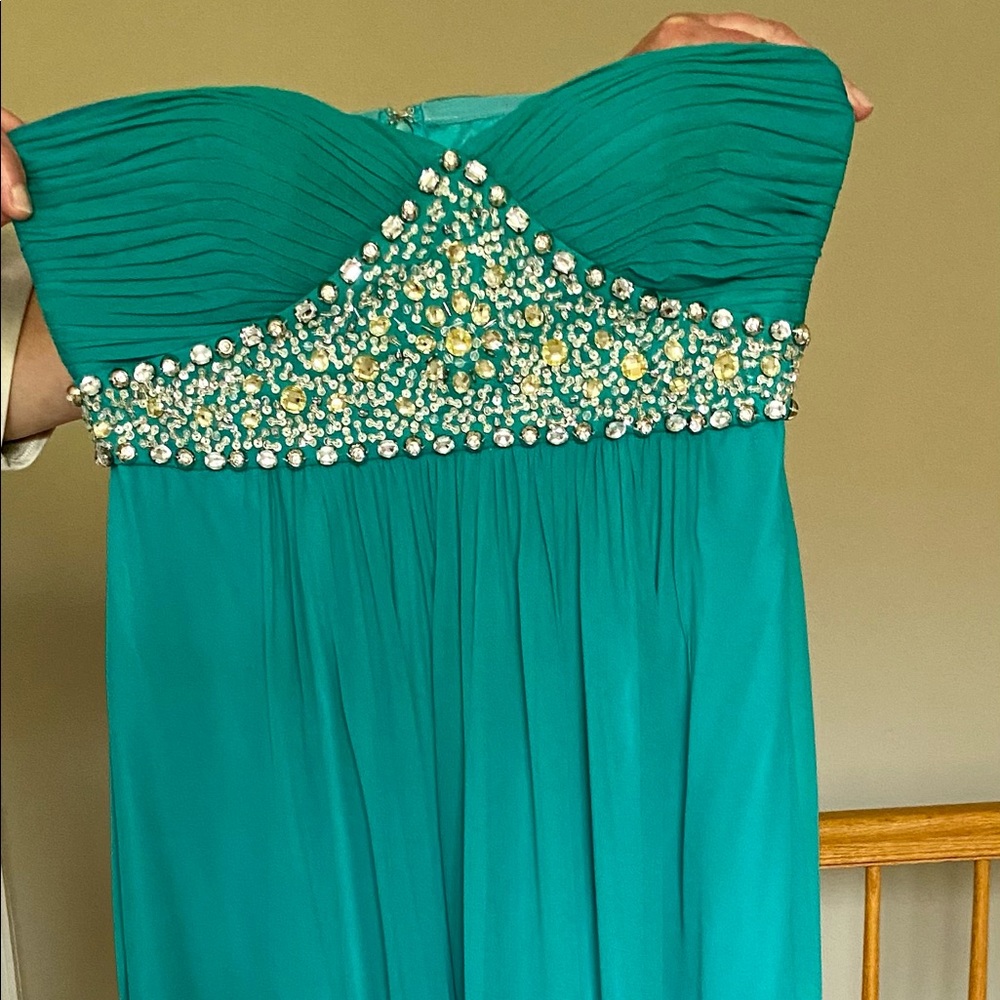 Teal Prom Dress